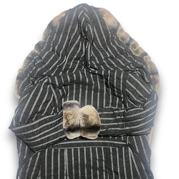 Rare, Vintage Daniela Vitali Raccoon Fur Jacket, Hooded,
Sz (US 10-12 ) - Picture 16 of 16